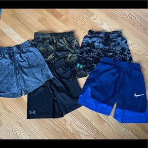 Under Armour, Nike Boys Shorts Bundle Sz 7/small